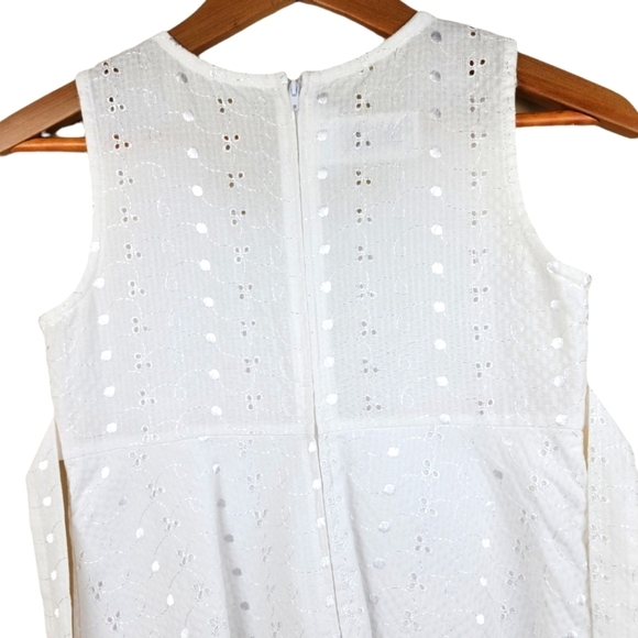 BONNIE JEAN EMBROIDERED LACE TRIM TIE‎ BACK DRESS - Picture 3 of 8